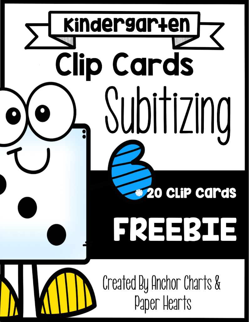 Subitizing Clip Cards